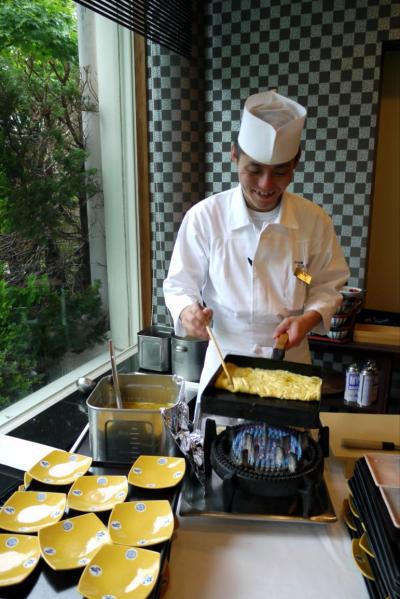 ０４．運動会の代休を使ったエクシブ山中湖２連泊　日本料理花木鳥の朝食