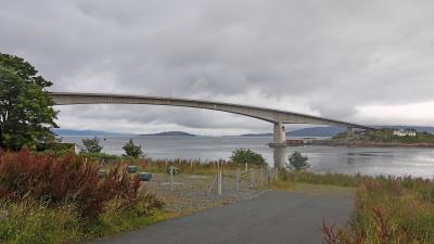 2010.8ハイランド・529マイルドライブ9-Skye島，A87号線，Portree，Uigへ．