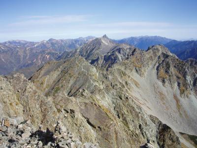 穂高連峰２００７登山記　【３】穂高山荘～涸沢岳～穂高山荘～奥穂高岳
