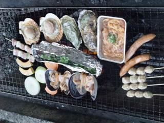 職場の同期と魚太郎浜焼きバーベキューとジョイフルファーム鵜の池みかん狩り