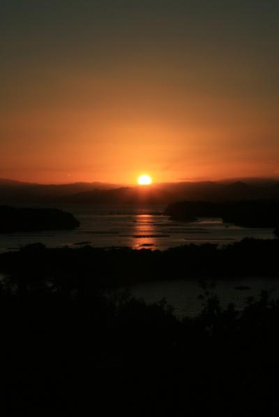 車で三重 ★志摩の国 登茂山・慕情が丘から見る英虞湾の夕景