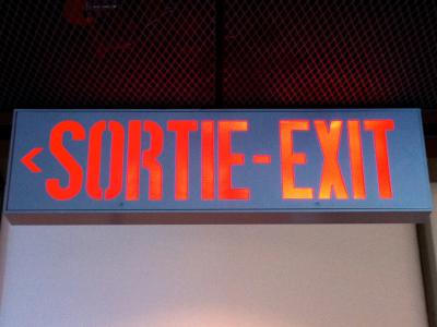 カナダの非常口さん(?)たち Dr. Exit in CANADA