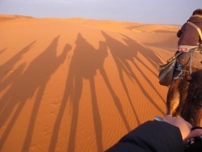 2010フランス～スペイン～モロッコ旅行　12 The Sahara　満月のサハラ砂漠