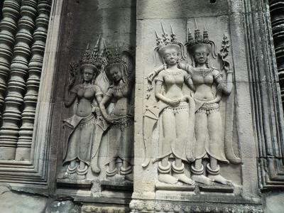 カンボジア アンコールワットと周辺遺跡☆2010.7.17~7.21 アプサラダンスディナーとトンレサップ湖クルーズ