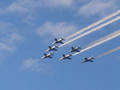 入間航空祭　ブルーインパルス展示飛行