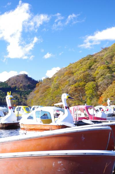 群馬ドライブ☆晩秋の紅葉と雪景色♪