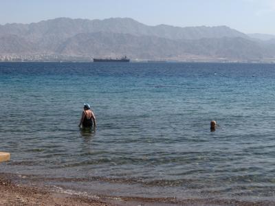 Eilatにて、紅海をちょっとだけ体験させてもらいました