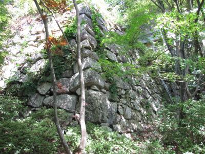 近江八幡にて　八幡山城と周辺散策　　その１　八幡山城散策