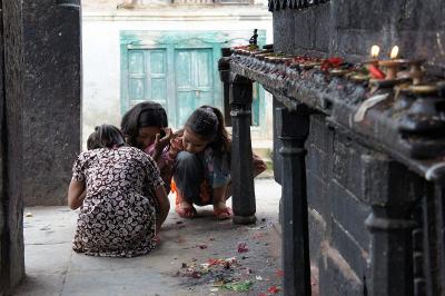 カトマンズ近郊の村を訪ねて