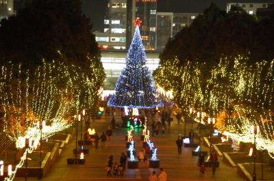 多摩センター駅のクリスマスイルミネーション