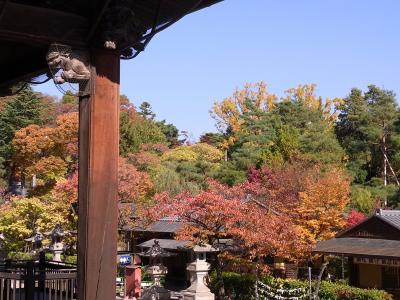 新蕎麦と紅葉の旅　1日目