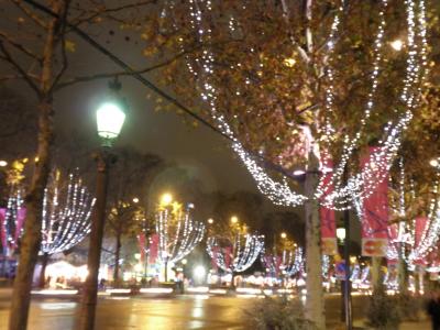 クリスマスのパリ