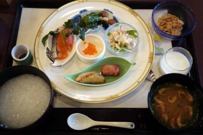 ０３．美味しいものを食べにエクシブ山中湖へ　日本料理 花木鳥の朝食