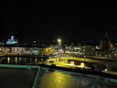 ３カ国クリスマス巡り（ウィーン・ヘルシンキ・ストックホルム）【12】 ～船上からヘルシンキの夜景編～