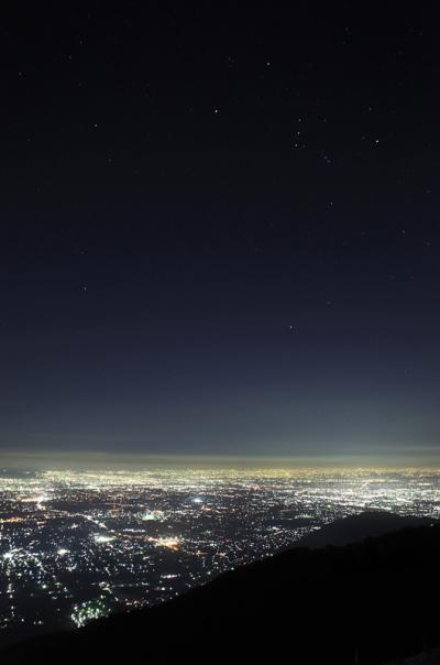 「日本の夜景百選」　岐阜県池田山（いけだやま）の夜景　/　岐阜県揖斐郡池田町