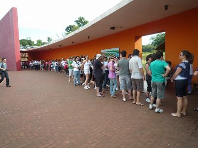 ブラジル１　イグアスの滝７（イグアス国立公園入り口）