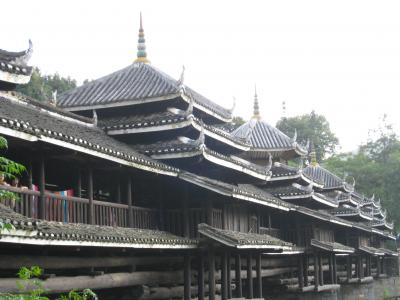 広西　夏の旅３　風雨橋の村に泊まる