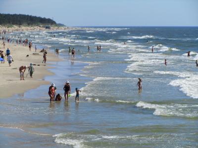 2010年バルト３国旅行第５日目（2）パランガ：自転車で町中散策＆バルト海岸へ