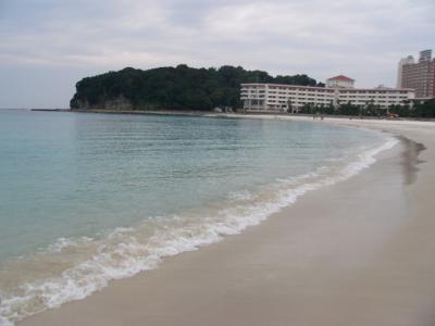 熊野詣の終わりに★白良浜の砂は本当に白かった^^