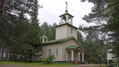 2010.7ラップランド3240kmのドライブ50(11日目）-Rovaniemi教会，郵便局，正教教会