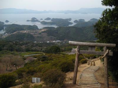 “多島海”の眺望　長崎県 長串山