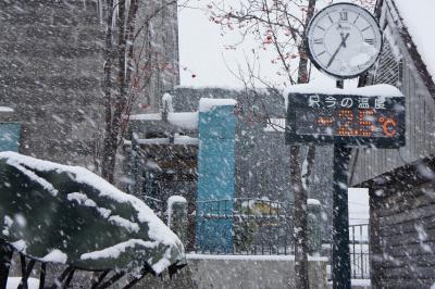 ♪　札幌・小樽　（４）　小樽の雪景色
