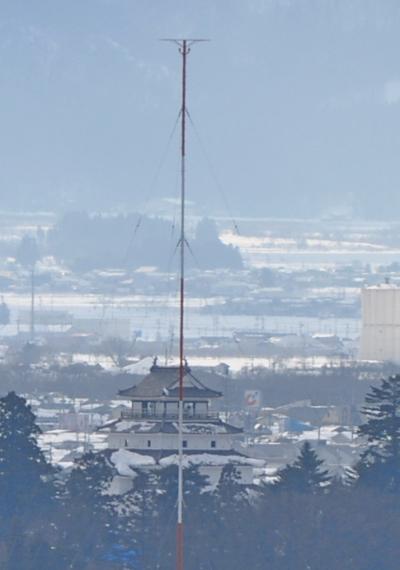 2011.1福島ドライブ旅行湯野上温泉に宿泊4-飯盛山，会津鶴ヶ城