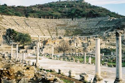 極寒!!のトルコ・ハイライト8日間+1延泊③ エフェソス遺跡・・・その2 & パムッカレ