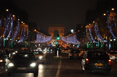 ２010-2011ヨーロッパで年越し☆パリ　１２月３１日のシャンゼリゼ通り