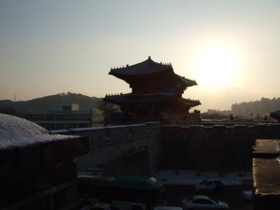 韓国民俗村と水原華城