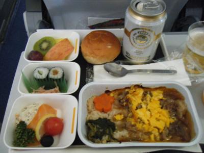 胃腸薬は必携 ’11.01 （機内食編）