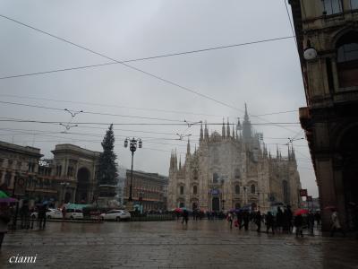 雨のミラノで。。。201012雪のトリノと生ハムのパルマ②