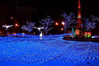 ♪　札幌・小樽　（１０）　札幌のイルミネーション