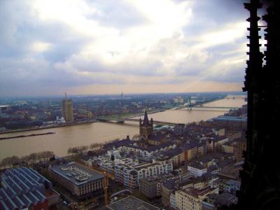 フランクフルト⇔ケルン日帰り（大聖堂と塔からの眺め）