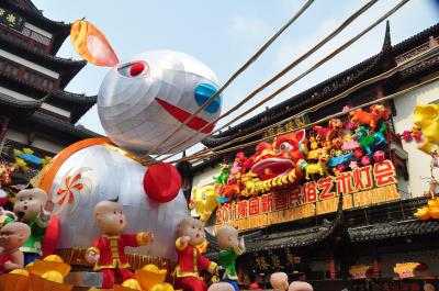 上海★カラフル上海！旧正月ランタン祭り「2011豫園新春民俗芸術灯会」