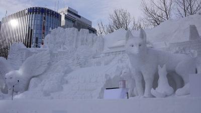2011年2月　冬の北海道その３～札幌雪まつり前日