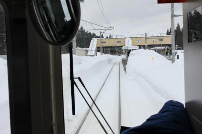 秋田 横手に行く途中で 新庄で途中下車しました。