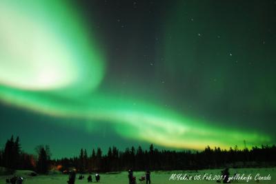 カナダの旅　オーロラに出会った日