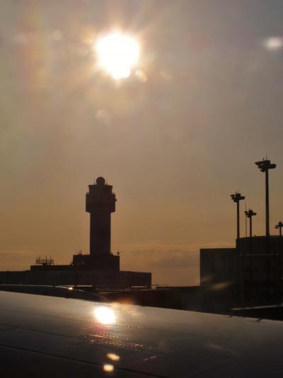 新千歳空港～JAL524便～羽田空港　☆窓から見た空模様は