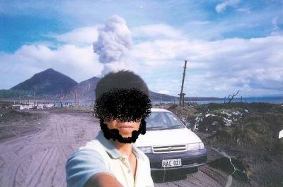 ラバウルの活火山（50年ぶりの噴火/新燃と似ている火山！）