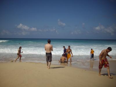 カリブの海で遊ぶ