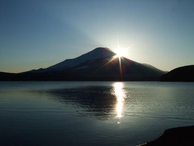 小田原から山中湖へ=ダイヤモンド富士?!=