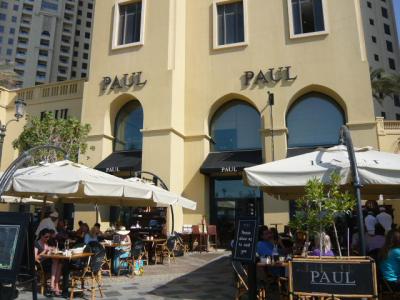 ジュメイラビーチレジデンス(JBR)でランチ　&lt;PAUL&gt;