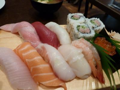 ロンドンで寿司ランチ