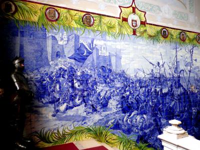prt264階段と居間を飾る見事なアズレージョの壁画