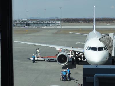 ANA２１５４便にて成田空港