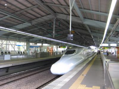 N700カモノハシ新幹線山陽九州直通車両＠新神戸駅