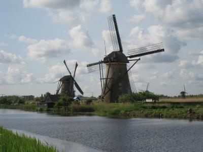 2009年5月　ベルギー・オランダ旅行　Part８（キンデルダイクの風車群）