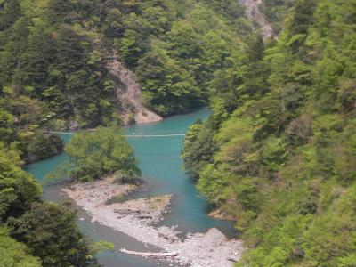 静岡の秘境！寸又峡夢の吊橋