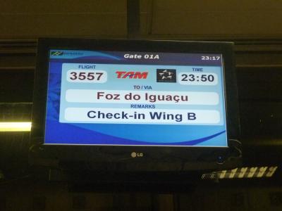 2011GWはトルコ＆ブラジル10日間の旅(3)イスタンブールからサンパウロ経由イグアス空港へ